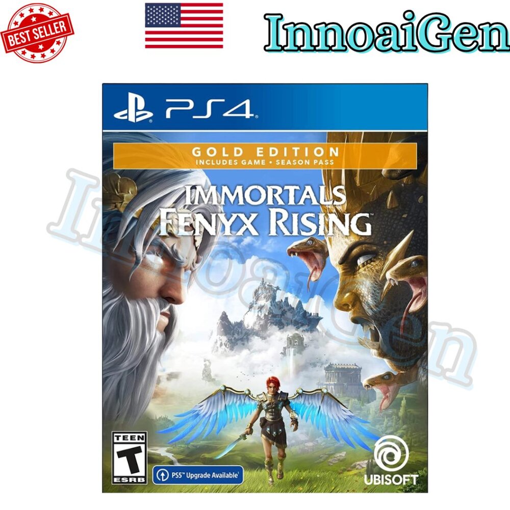 Ubisoft Immortals Fenyx Rising Gold Edition PS4 Game with Season Pass New Sealed